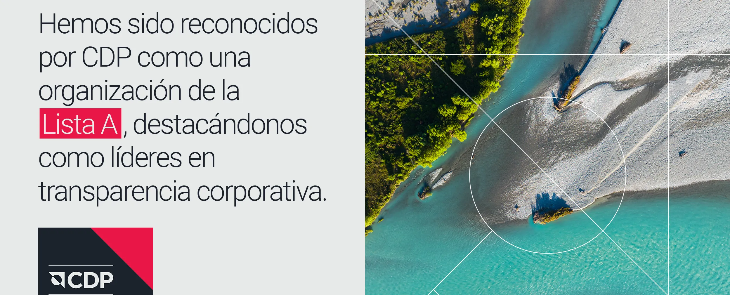 Redeia revalida la máxima clasificación en la Lista A de Carbon Disclosure Project (CDP)