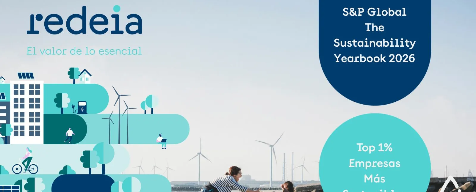 Redeia, entre las 70 empresas más sostenibles del mundo, según ‘The Sustainability Yearbook 2026’ de S&P
