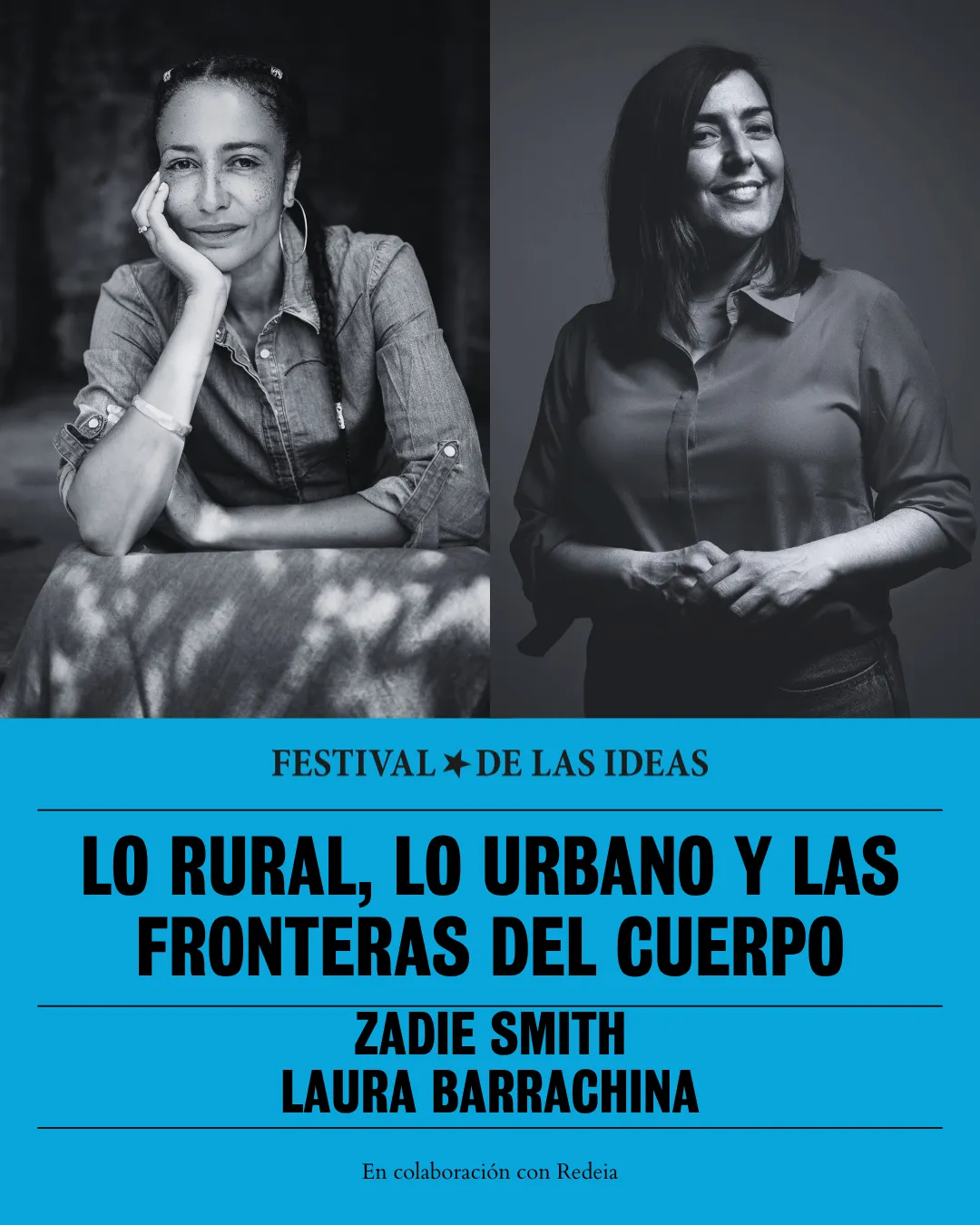 Cartel del evento 'Lo rural, lo urbano y las fronteras del cuerpo' del Festival de las Ideas