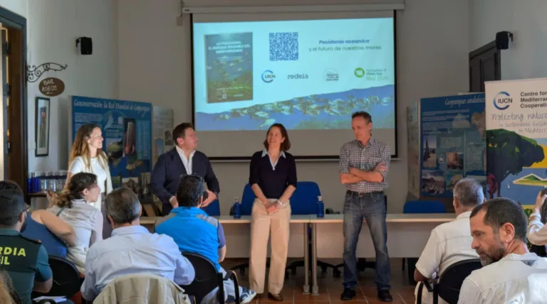 Jornada  “La planta marina oculta: Posidonia oceanica y el futuro de nuestros mares”, celebrado en la Casa de los Volcanes, en el Parque Natural Cabo de Gata-Níjar.