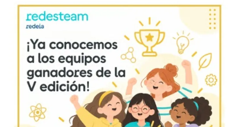 Alumnas de Cádiz, Huelva, Sevilla, Barcelona, Navarra y Murcia ganan la V edición de RedeSTEAM 