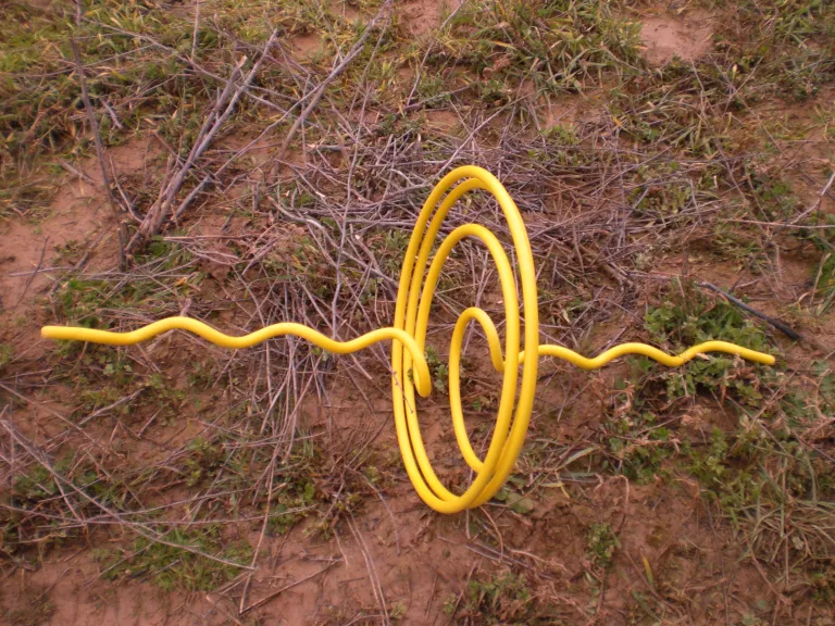 Salvapájaros en forma de espiral.