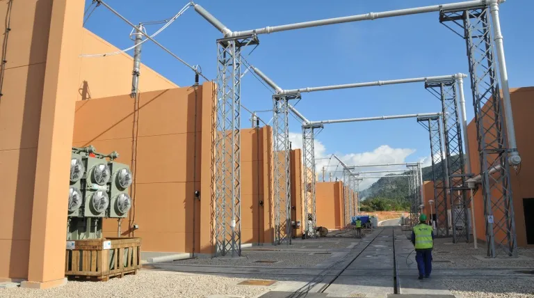 Estación conversora de Santa Ponsa (Mallorca).