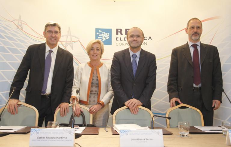 De izqda a dcha: Alberto Carbajo, Esther Rituerto, Luis Atienza y Carlos Collantes