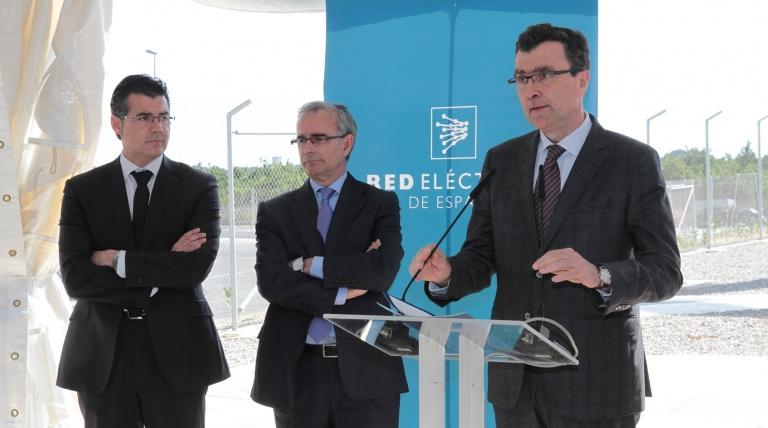 José Ballesta Germán en el acto de inauguración