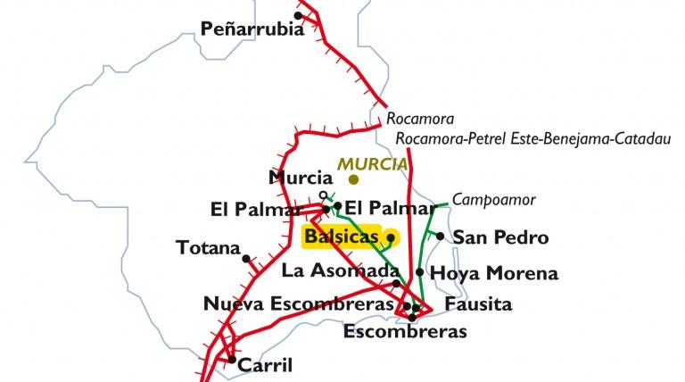 Mapa balsicas