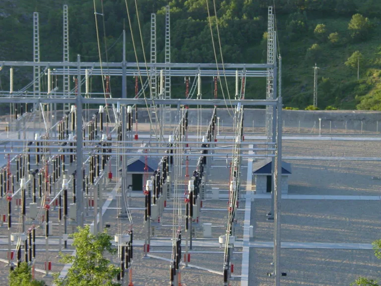 Parque de 400 kV de Red Eléctrica.