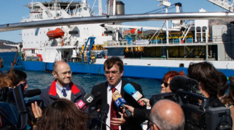 Momento de la rueda de prensa