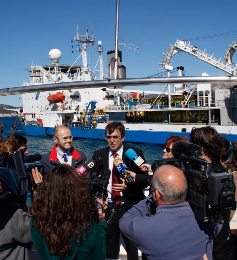 Momento de la rueda de prensa