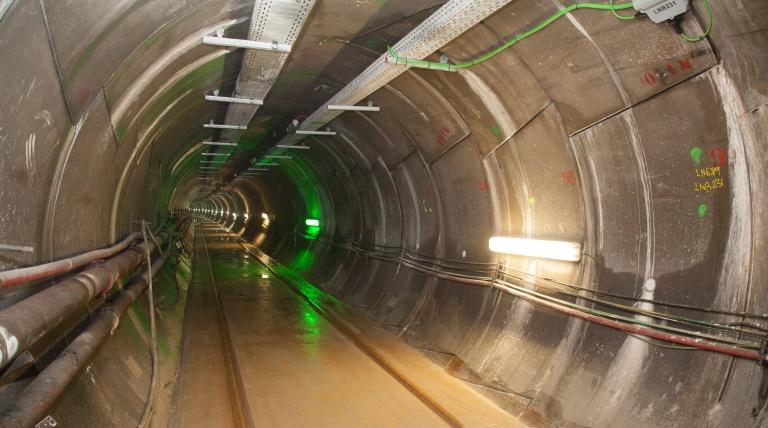 The completed tunnel.