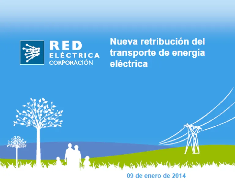 Portada "Nueva retribución del transporte de energía eléctrica".