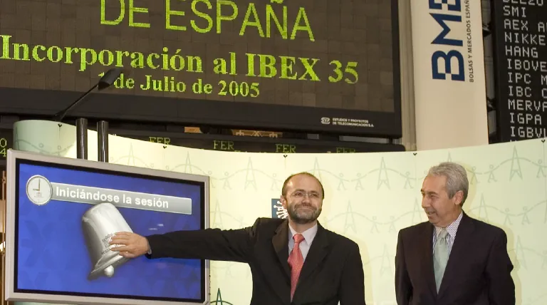 En la imagen, Luis Atienza, entonces presidente de Red Eléctrica.