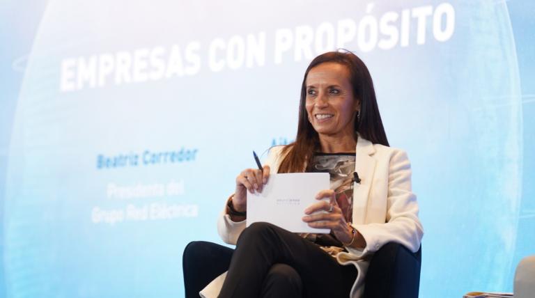 La presidenta del Grupo Red Eléctrica, Beatriz Corredor.
