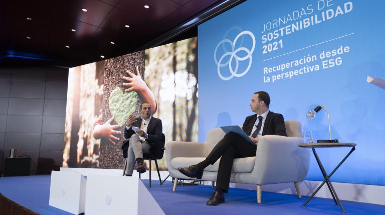 Juan Verde, president of Advanced Leadership Foundation, and Alfredo González Gómez, Secretary of State for Territorial Policy
