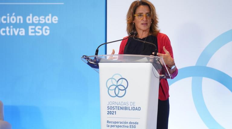 Teresa Ribera, ministra para la Transición Ecológica y el Reto Demográfico. 