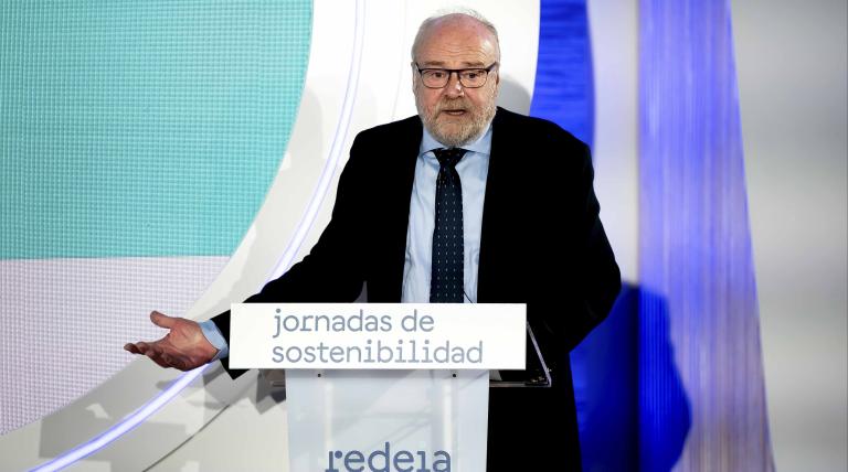 El secretario de Estado de Educación, durante su intervención en la entrega de premios RedeSTEAM.
