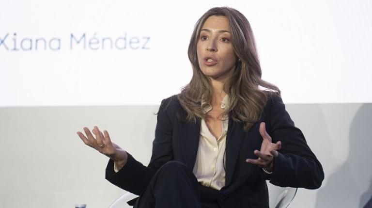 Xiana Méndez, Secretary of State for Trade, spoke