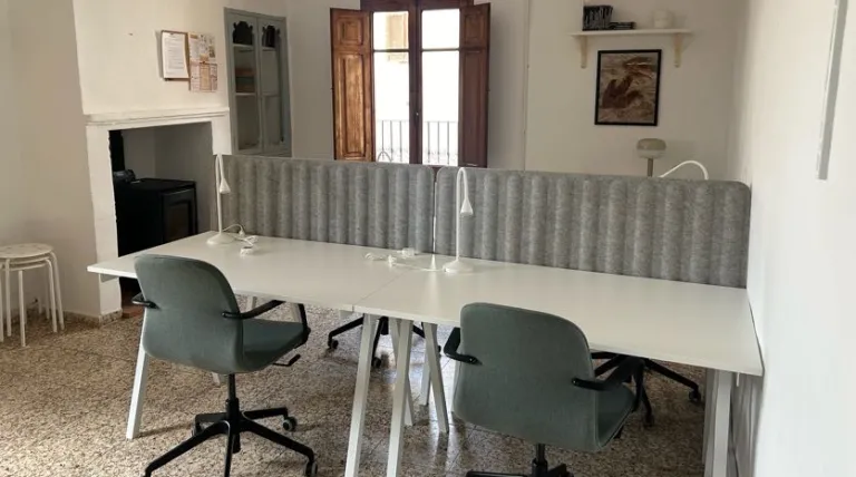 Mesas de trabajo para coworking