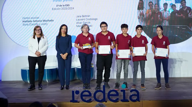 The winners of First ESO, from the Antonio Machado Institute. 