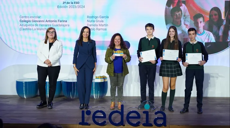 The winning team of 2º ESO