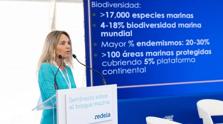 La coordinadora del CSIC y directora del IEO en Baleares, Salud Deudero.