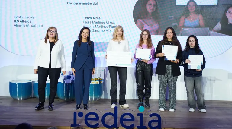 The students of IES Albaida, from Almería.