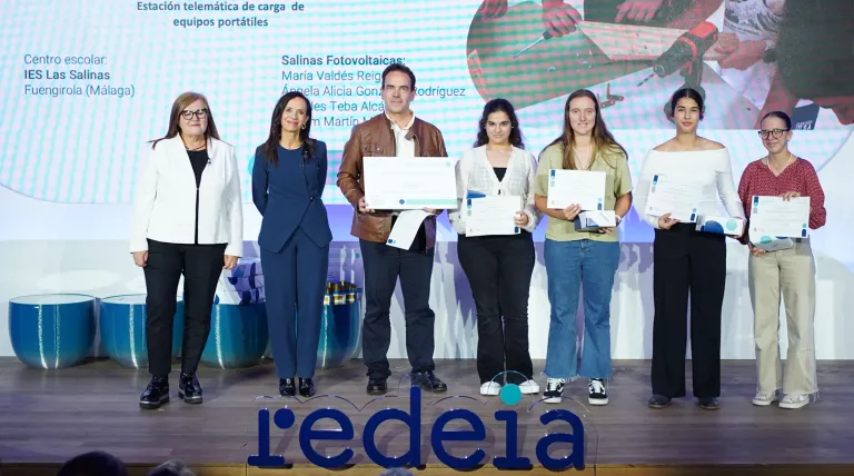 The team of the IES Las Salinas, Fuengirola (Málaga)