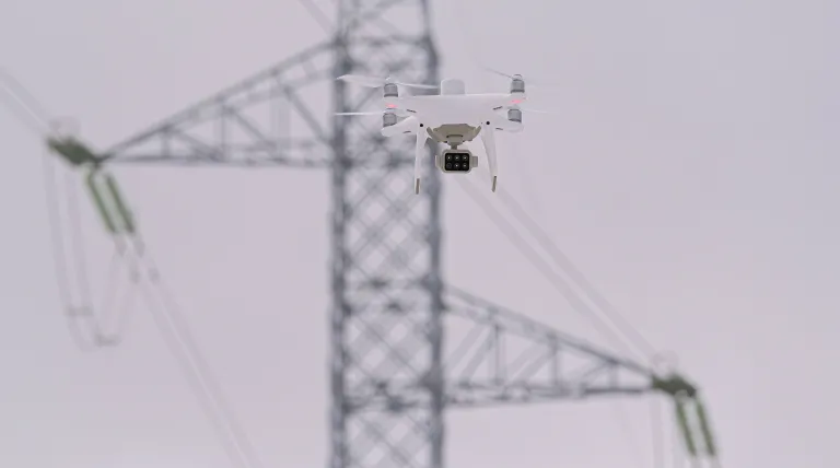  Drone flight for monitoring grazing in the network