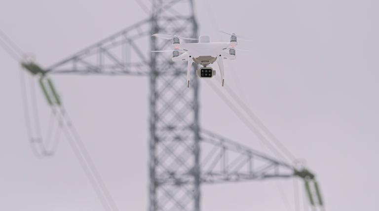  Drone flight for monitoring grazing in the network