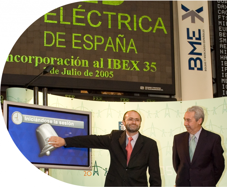 Red Eléctrica listed in the IBEX 35