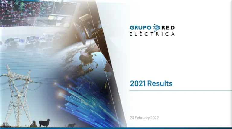 Red Eléctrica Results 2021 Go to the report