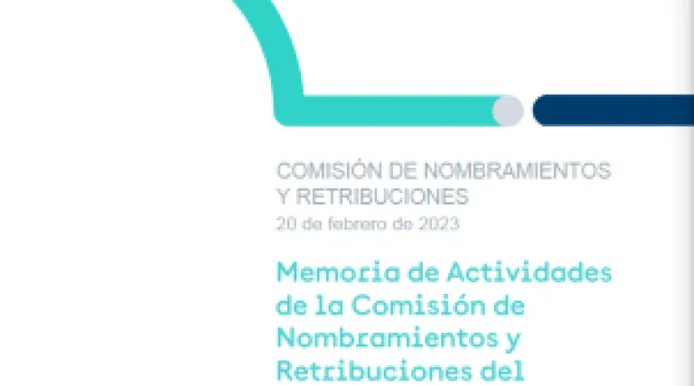 Memoria de Actividades de la Comisión de Nombramientos y Retribuciones del ejercicio 2022