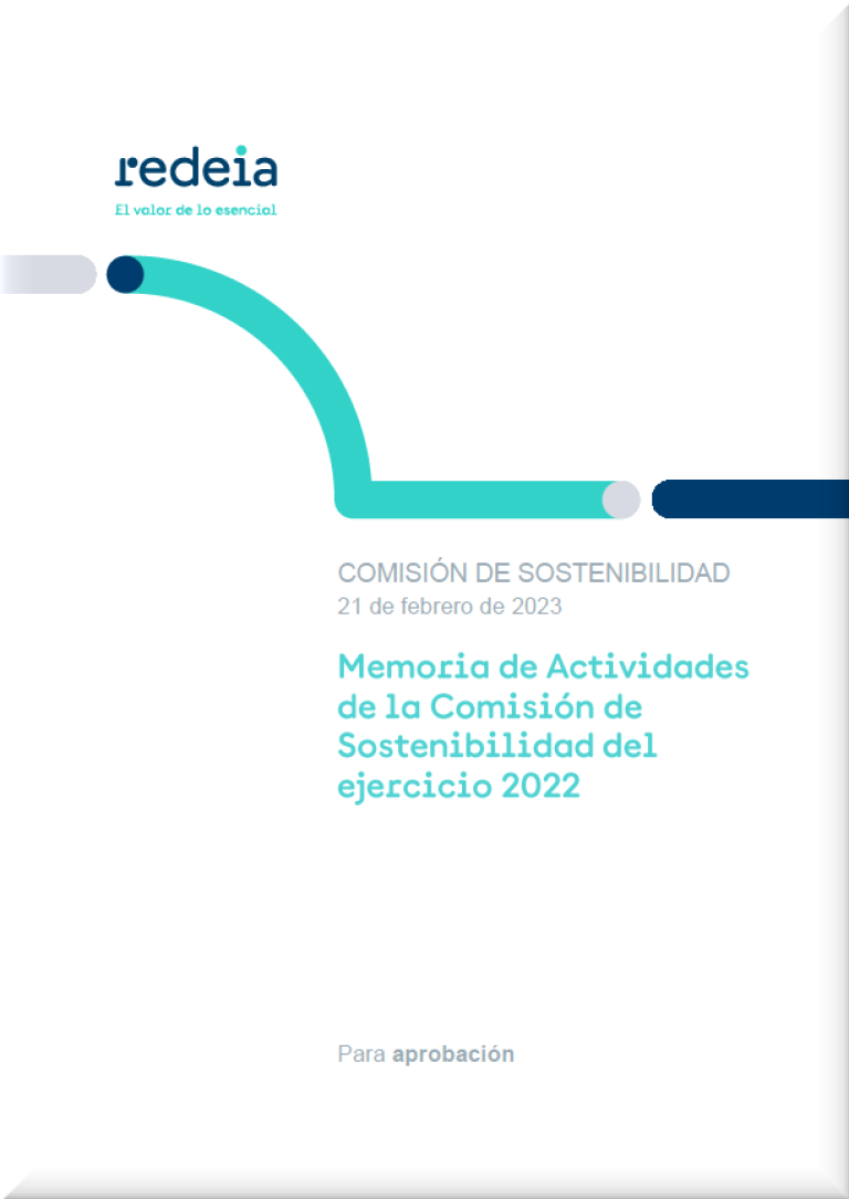 Memoria de Actividades de la Comisión de Sostenibilidad del ejercicio 2022 Memoria de Actividades de la Comisión de Sostenibilidad del ejercicio 2022
