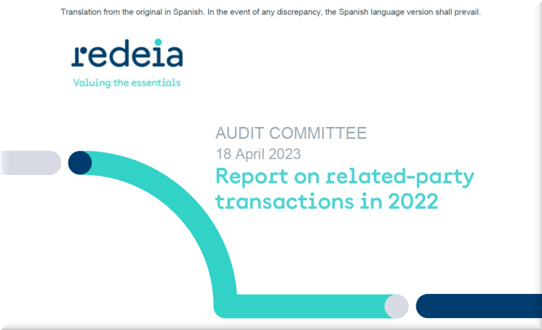 Report on related-party transactions in 2022