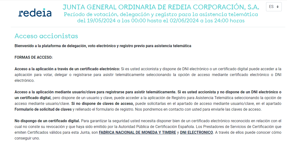 Convocatoria de la Junta