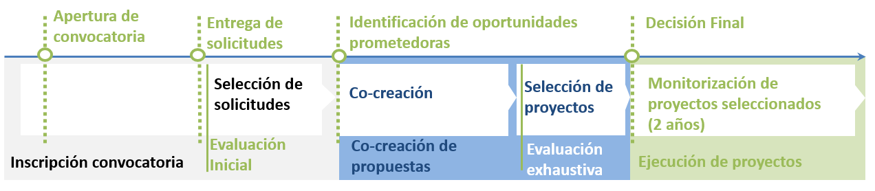 Calendario de fases del programa Grid 2030