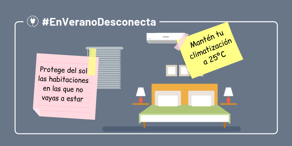 Protege del sol las habitaciones en las que no vayas a estar Protege del sol las habitaciones en las que no vayas a estar