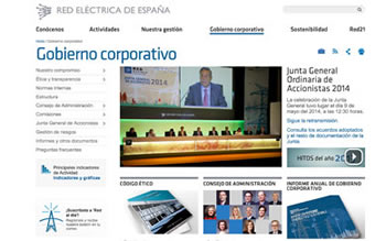 Página web corporativa de la Sociedad